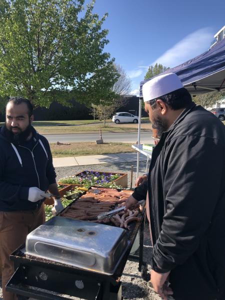 Gungahlin Mosque Garden Project and a mini-Floriade BBQ event 